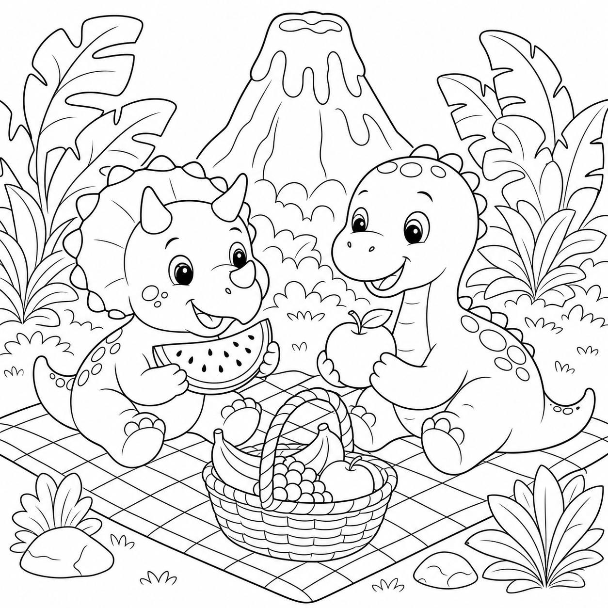 恐龍水果野餐