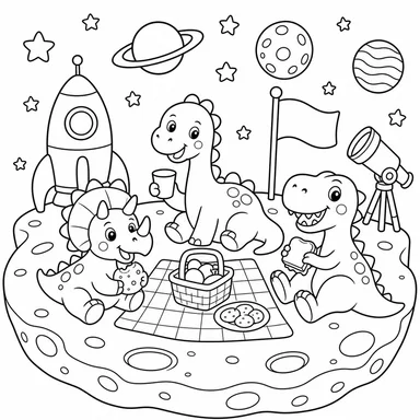 恐龍星球野餐